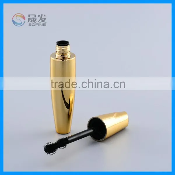 Gold Color Eyelash Extension Beauty Empty Mascara Tube With Silicone Mascara Brush photo-2
