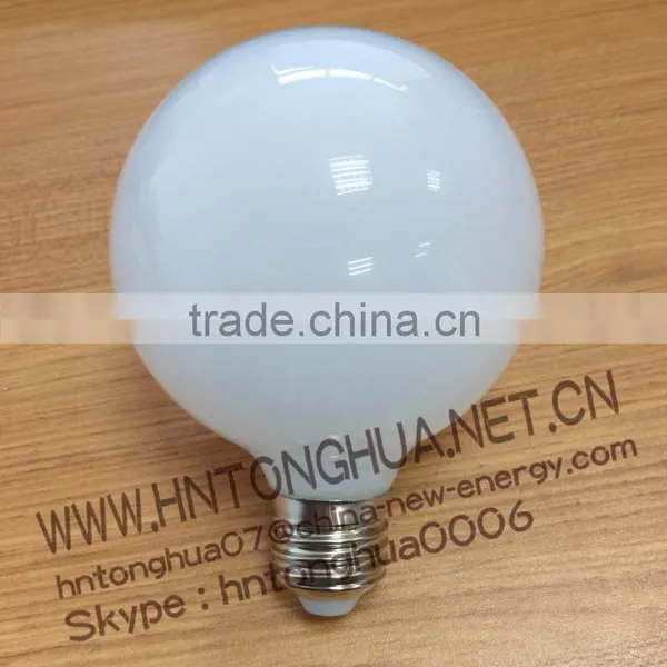 220V 6W Milky Glass Shell LED G95 Globe Pendant Light Bulb photo-3