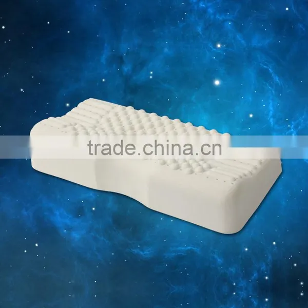 XD-KM006 Relaxing Neck Protection Massage Pillow/health Latex Pillow Cover 50D 60*30*11/13 photo-2