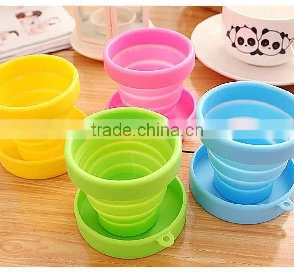 Travel Sport Camping Silicone Collapsible Cup photo-2