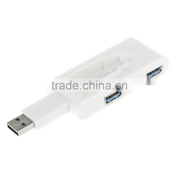 Hot Mini Rotatable 4 Ports USB Hub High Speed USB Hub Hot Sell USB 3.0 Hub Black & White Available photo-6