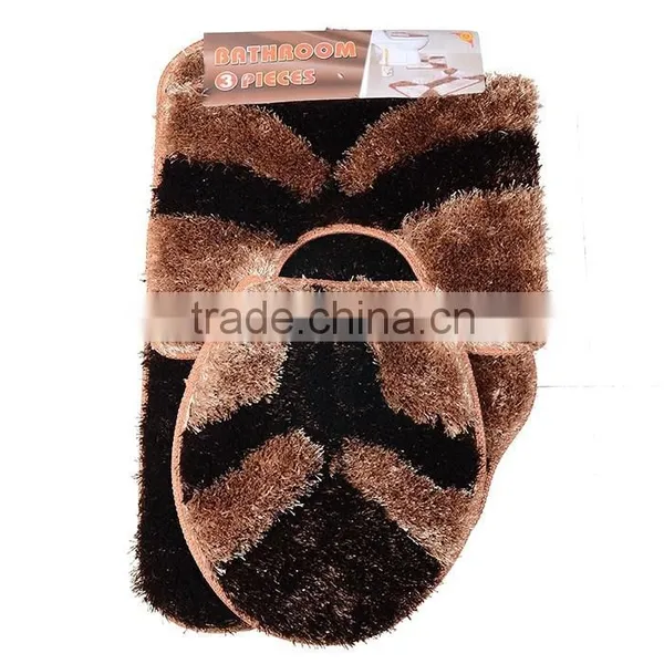 Microplush Soft Touch Durable Anti Slip Backing Shaggy Silk Polyester Carpet for Bath Room photo-6