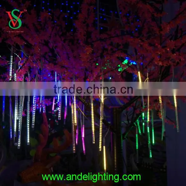 Tree Decoration Metor Shower Rain Drop Led Falling Star Light