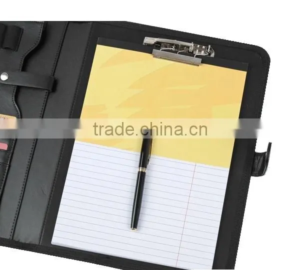 Custom Cheaper Price Leather Folder, A4 Leather Portfolio / File Folder photo-2