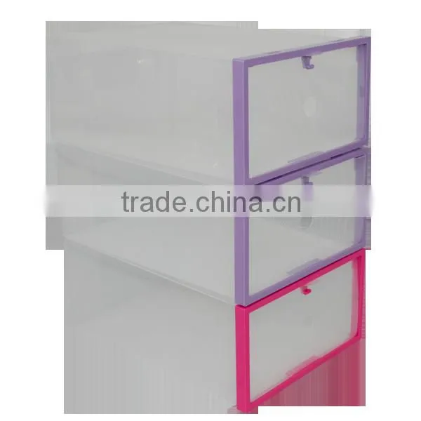 Most Popular Household Storage Plastic Fold up Boxes With Handle photo-2