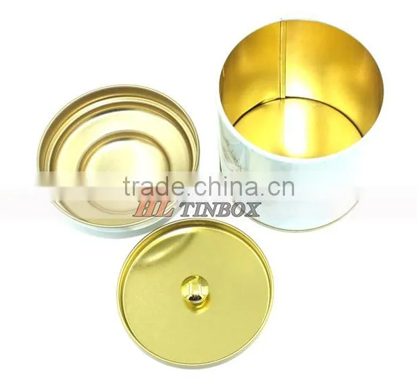 Round Tea Tin Box With Special Lid Tea Can Tin Box photo-3