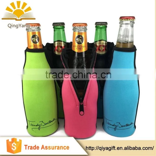 Wenzhou Cangnan Neoprene Bottle Sleeve Neoprene Cup Holder Protective Sleeves for Glass Bottle