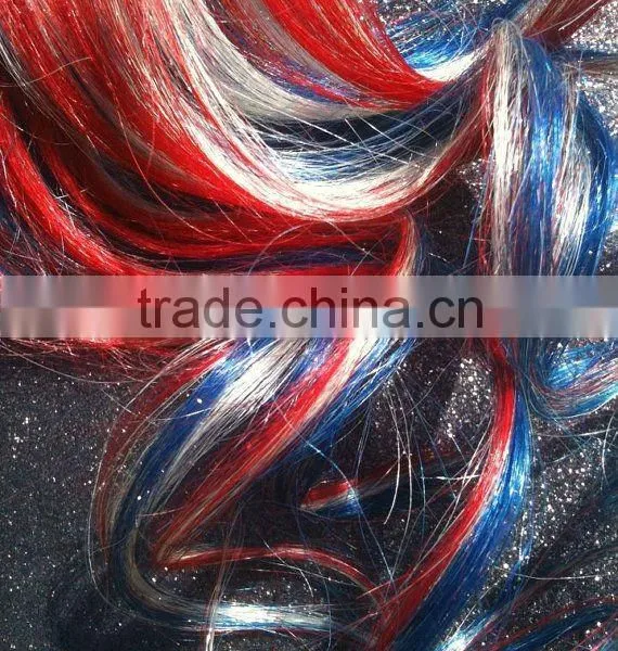 Mixed color long curly human wig MCL
