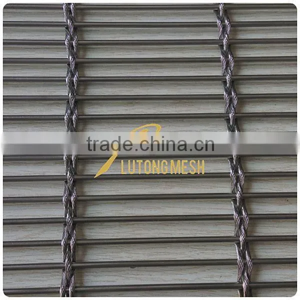 Anping Lutong Mesh Decorative Metal Wire Mesh Wall Panel for Architectural Facade Cladding photo-3
