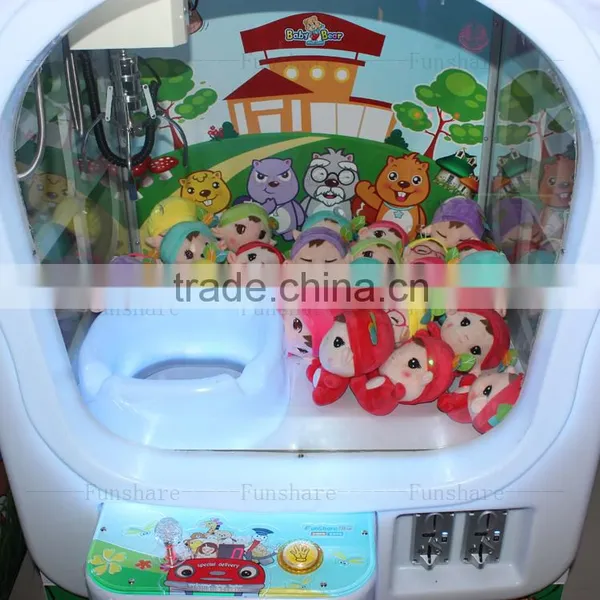Funshare 2015 Catching Toy Game Machine Deluxe Toy Crane Game Machine Chiildren Game Machine For Amusement Park photo-3