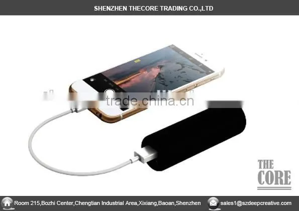 PB-7 5000Mah Colorful Cylindrial Power Bank With LED Flashlight, Round Tube Power Bank With Torch photo-2