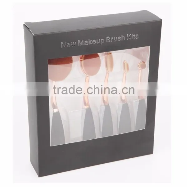 Oval Make Up Brush Set 5pcs photo-6