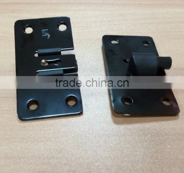 Hot Sell Black Steel and PA6 Furniture Hardware for Sliding Door Weight Max 40kg photo-6