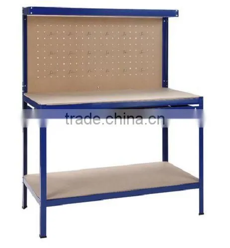 Heavy Duty Black Steel Garage Workbench for Sale photo-3