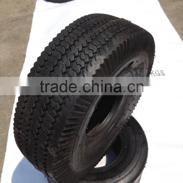4.10/3.50-4 Pneumatic Handtruck Wheel Hand Trolley Lawnmower Wheel photo-3