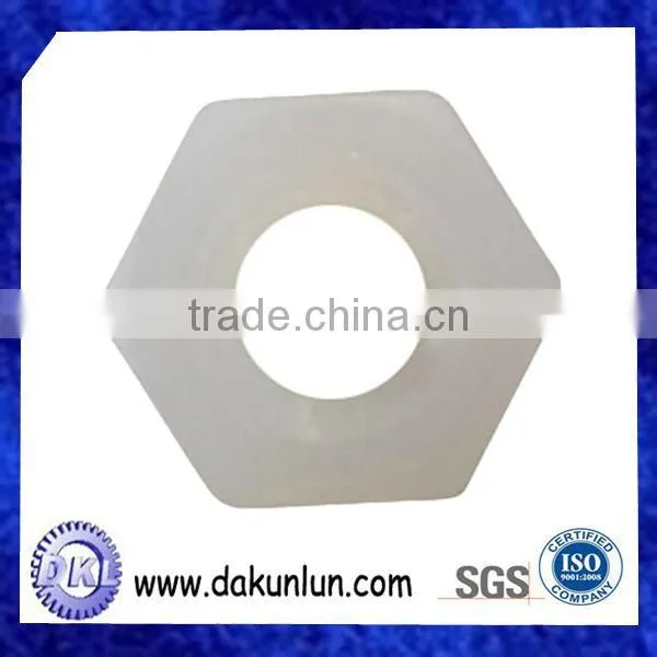 Customized White Plastic Hex Nut photo-2