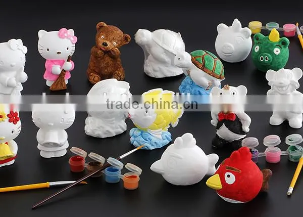 Non-toxic Gypsum Graffiti Toy With Paint Set for Children photo-4