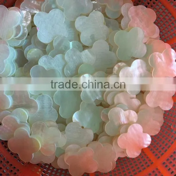 Clover Gold Mother of Pearl Shell Chips photo-3
