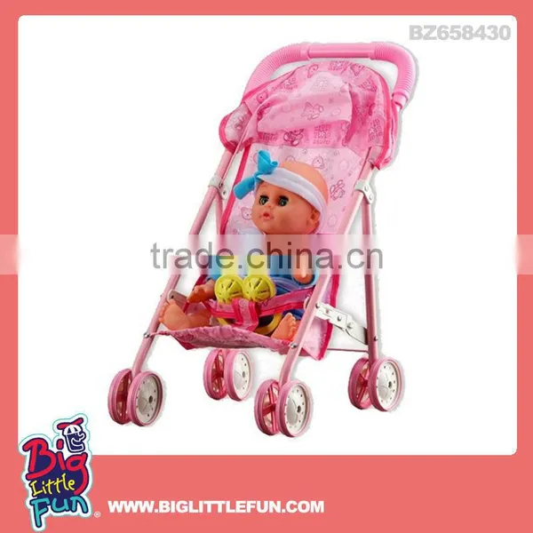 14'' Toy Doll Stroller,lovely Baby Doll Stroller Toy
