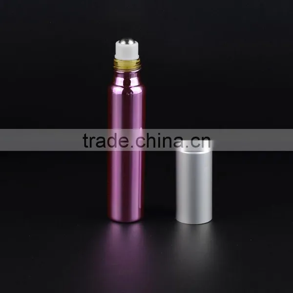 Wholesale 10ml Refillable UV Gel Colored Roll on Perfume Bottle, Tube Glass Bottle, Essential Oil Roll on Glass Bottles photo-6