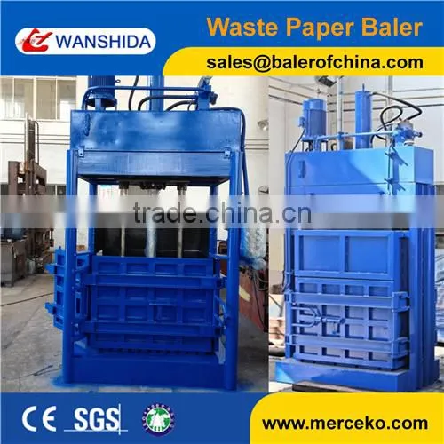 Hydraulic Used Clothing Baler/used Clothes Baler Machine for Tire With CE and ISO9001 photo-2