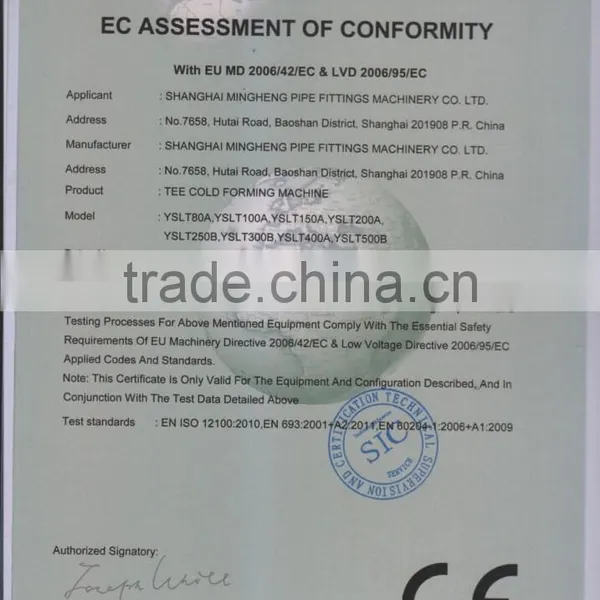 Carbon Steel ,stainless Steel Tee Forming Machine photo-6