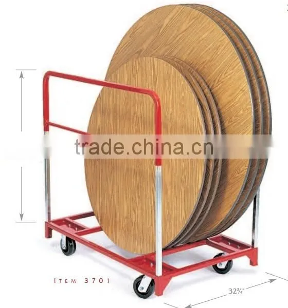 27 1/2" x 38 1/2 Vinyl Coating Red Panel Cart photo-5