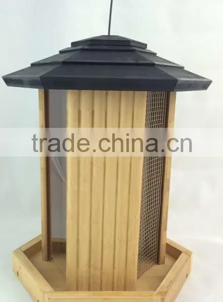 FSC Gazebo Seed Feeder/wooden Bird Feeder in Factory photo-2