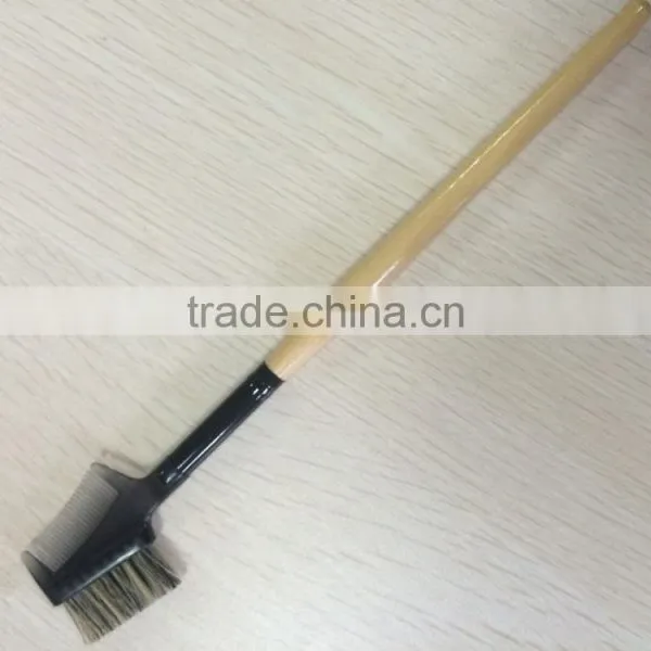 Professional Eye Makeup Brush With Plastic Comb photo-2