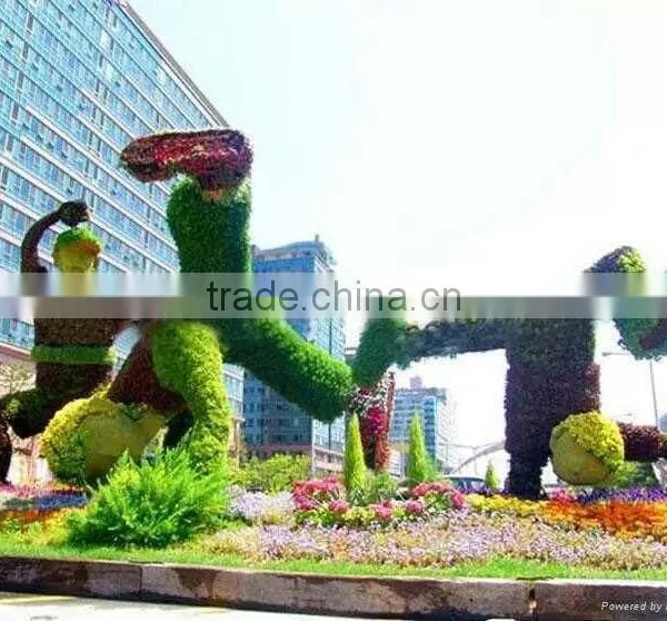 China Garden Decoration Wire Animals Decorative Artificial Grass photo-6