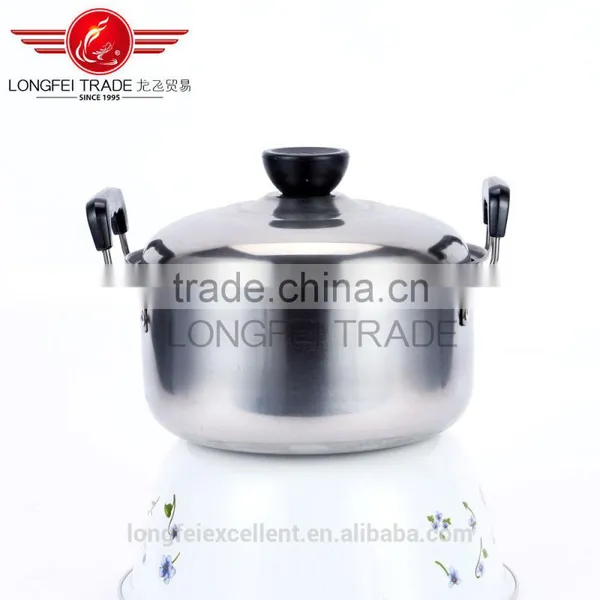 Insulation Handle Cheap Good Quality Houseware Useful Stainless Steel Cooking Pot Set/camping Pot Set photo-3