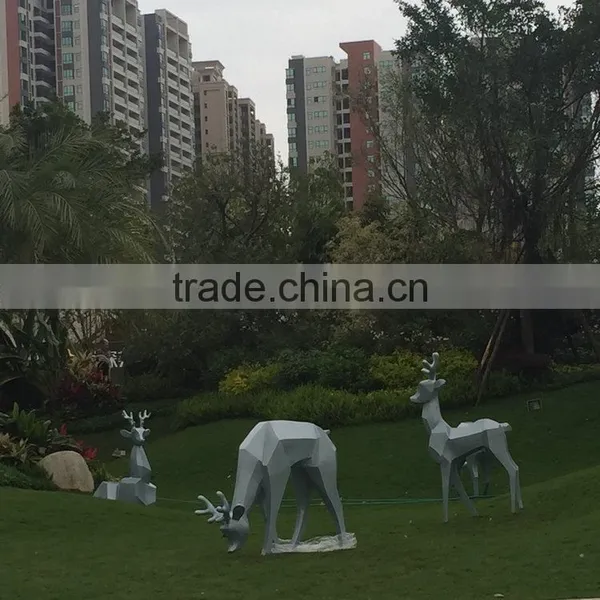 FRP Reindeer Landscape Sculpture photo-2