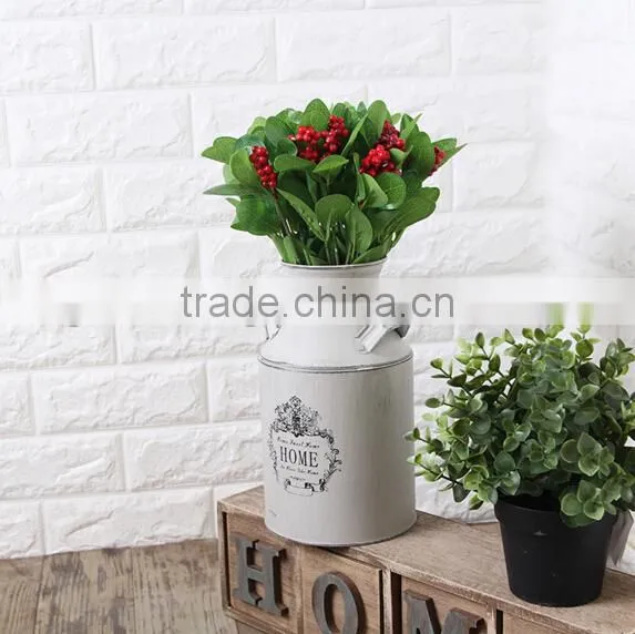 High Quality Antique Metal Flower Jug/Metal Milk Pot/Metal Flower Dispalyer photo-2