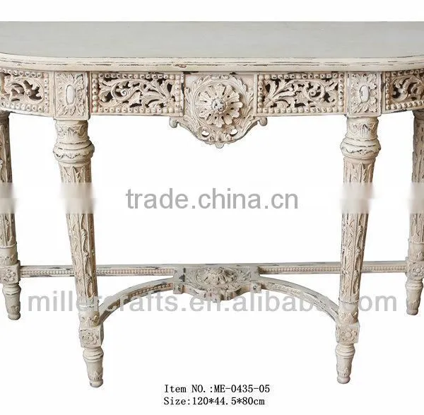 Marble Top European Style Console Table for Living Room ME-0435-01 photo-2