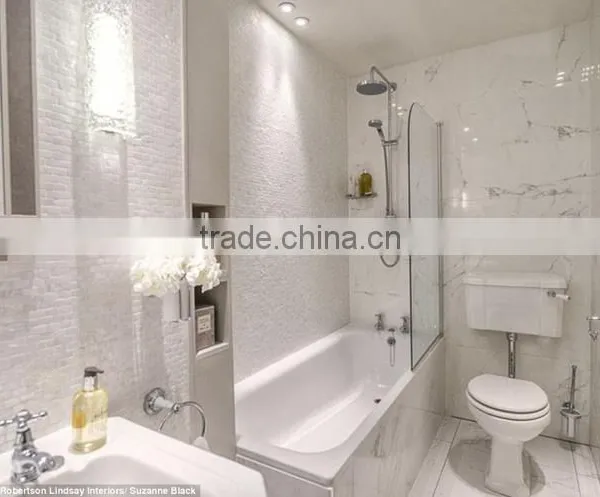 Cheapest Floor Decoration Natural Stone White Floor Marble Tiles photo-2