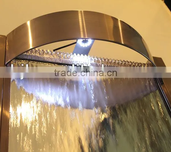 Indoor Home Wall Mounted Water Stainless Steel Fountain photo-2