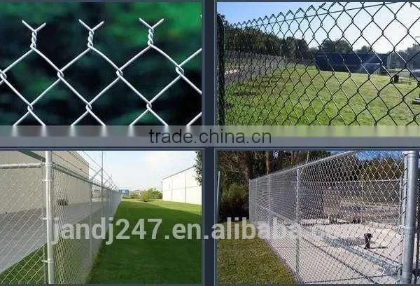 Electro Galvanized Chain Link Fence With Low Price