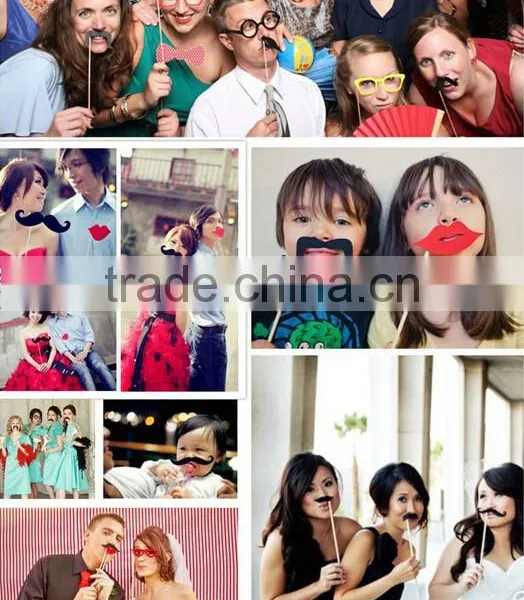 Party Photo Prop 31pcs Mustache on a Stick Set Photo Prop photo-6