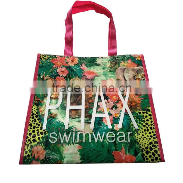 Zeal-X Made Custom Luxury Foldable Swimsuit Clothing Packaging Non-woven Shopping Bag photo-2