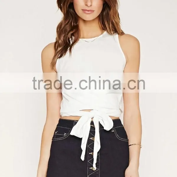 2016 Contemporary Wrap Crop Girls Top HST8013 photo-2