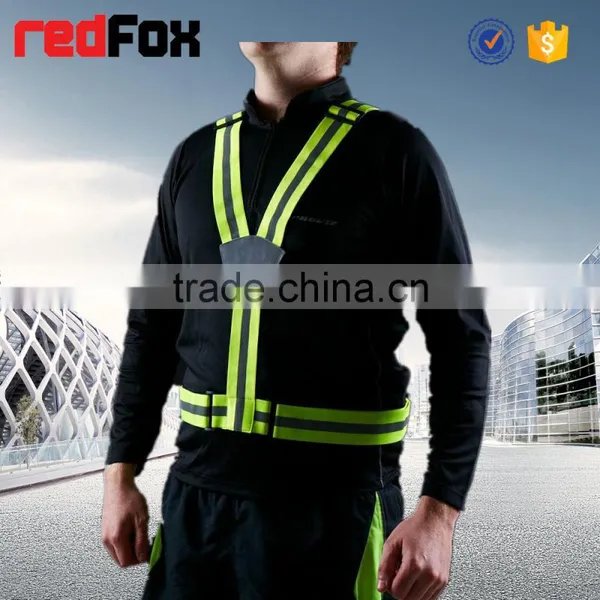 High Visibility Safety Adjustable Running Belt in Stock photo-2