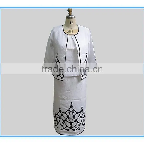 Business Women Formal Suits With Embroidery photo-2