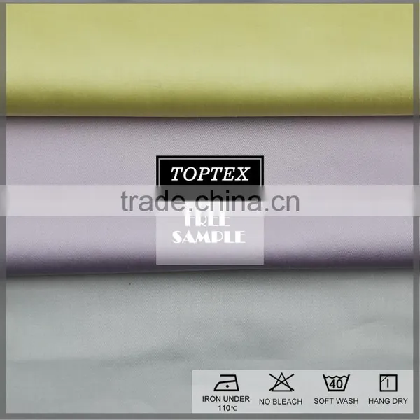 Hotel Bed Sheet Mercerized Fabric in 100 % Cotton Satin Fabric photo-3