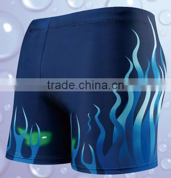 Summer Style Blue Mens Swim Trunks,swimming Shorts for Men Swimwear Briefs photo-3