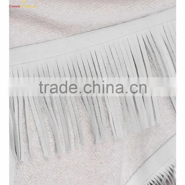 Ladies Cashmere 100% Merino Wool Cashmere Poncho Shawl With Tassel photo-4