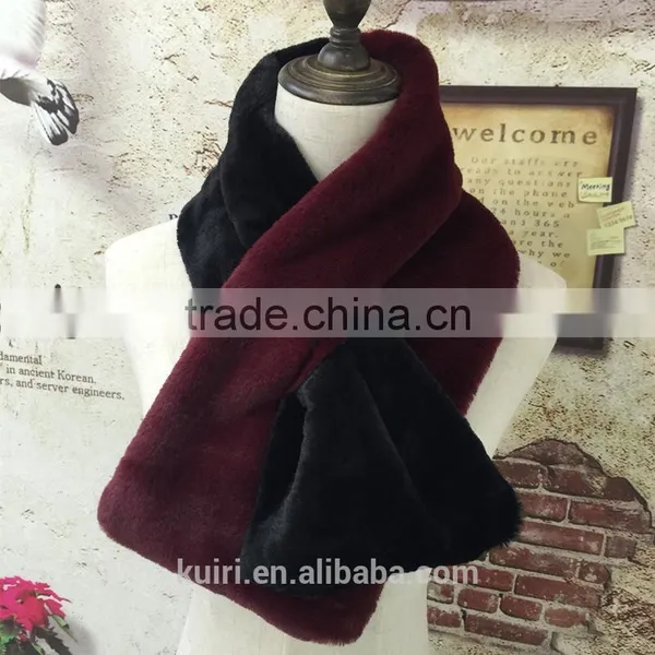 Brand Scarf Faux Rabbit Fur Scarf 2016 Female Best Quality Women Wrap Warmer Neck Warmers photo-6