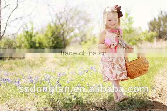 Popular Rabbit Bulk Wholesale Kids Clothing Baby Frock Designs Fancy photo-3