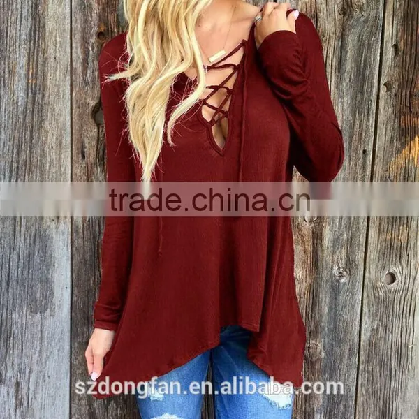 New Spring Autumn Casual Women Tshirt Loose 100% Cotton Top Tee Lady's V-neck Tshirts Plu Size photo-6