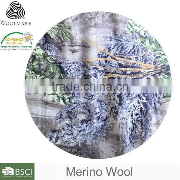 100% Wool Camouflage Knitted Fabric Wholesale photo-4
