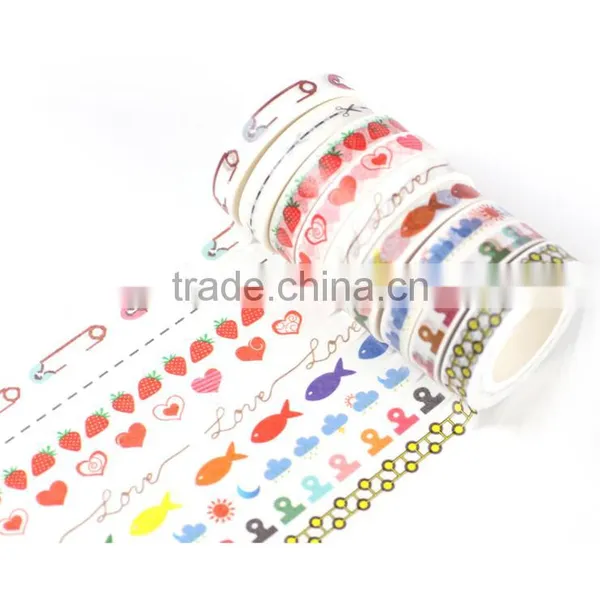 8mm*10m Pattern Washi Tape for Planner Accessories photo-4
